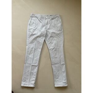 Bonobos Pants Mens 35x32 Beige Khaki Chino Flat Tailored Slacks Trousers